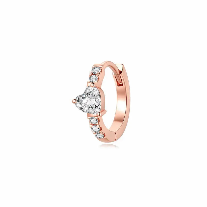 Marquise Pavé Lab Diamond Hoop Earring in 18K Solid Gold by LTM & CO.™, featuring a geometric lozenge silhouette with pavé-set lab-grown diamonds, designed for modern fine jewelry styling