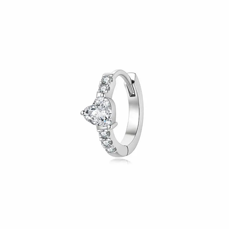 Marquise Pavé Lab Diamond Hoop Earring in 18K Solid Gold by LTM & CO.™, featuring a geometric lozenge silhouette with pavé-set lab-grown diamonds, designed for modern fine jewelry styling
