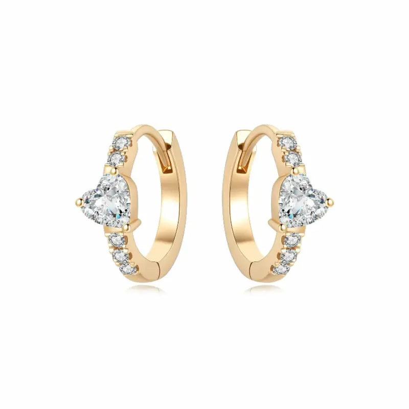 Marquise Pavé Lab Diamond Hoop Earring in 18K Solid Gold by LTM & CO.™, featuring a geometric lozenge silhouette with pavé-set lab-grown diamonds, designed for modern fine jewelry styling